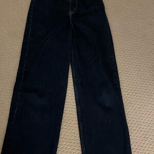 Black Wide-Leg Jeans